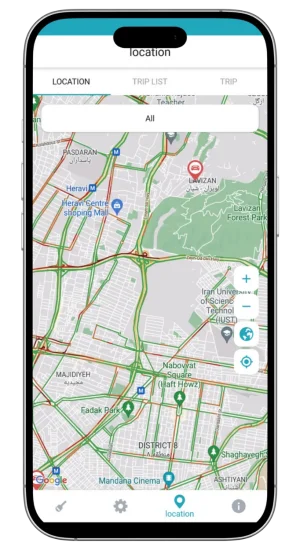 برنامه ردیاب آلفا